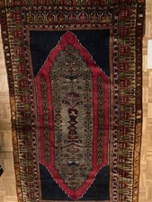 Antiker Orientteppich wunderschönes Muster 2,60 x 1,35