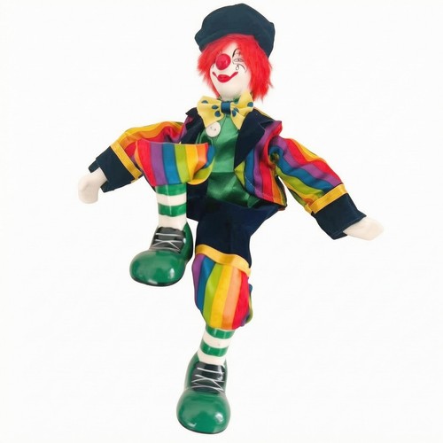 Handgemachte clownpuppe spitze - handgemachte,