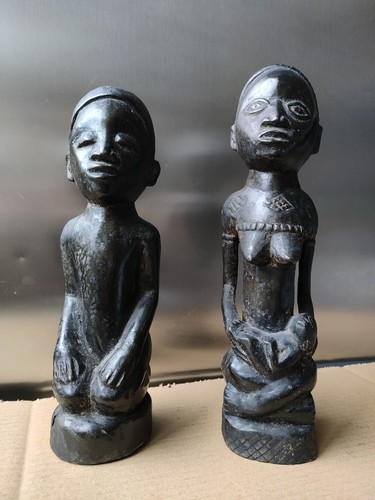 Paar afrikanische skulpturen - afrikanische,