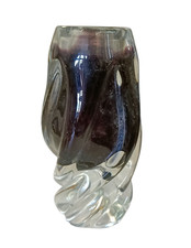 Vintage Böhmen Glas Vase mit