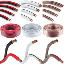 10m - 100m Lautsprecherkabel Boxenkabel Boxen Lautsprecher Hifi Audio Kabel Auto