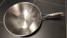 Tupperware Junior Wok Pfanne Bratpfanne Edelstahl 2,3 Liter 24 cm Chef Series