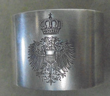 Massiver Silber 800  Serviettenring  Der Lübecker Doppeladler Lübeck   1910