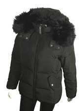 ONLY DAMEN KAPUZEN STEPPJACKE DAUNEN JACKE BOMBER STYLER DESIGNER FELL SEXY L 42