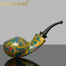 NUR EINE MUXIANG handgefertigte Lackpfeife Bruyère Freehand Tabakpfeife Vulkanit