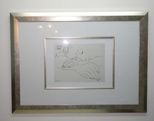 Pablo Picasso, War and Peace Kunstdruck - Holzrahmen, versilbert