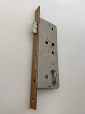 KFV Glas Tür Schloss Einsteckschloss Rechts PZ Profilzylinder Dorn 45 Stulp 20