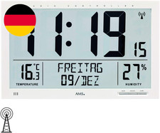 5887 Wanduhr Tischuhr Funk