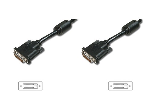 Digitus dvi kabel dual - kabel, 2m