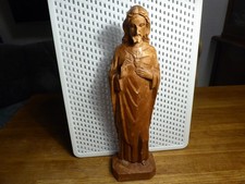 Holz Figur geschnitzt Jesus Christus Hohe 32 cm Handarbeit