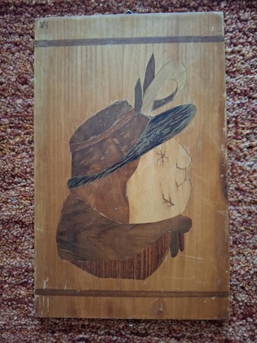 Holz intarsien bild zwei - holz,