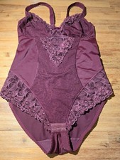 MADE IN FRANCE: Simone Pérèle Formbody 5249, Gr. 95 B, aubergine, NEU * VINTAGE