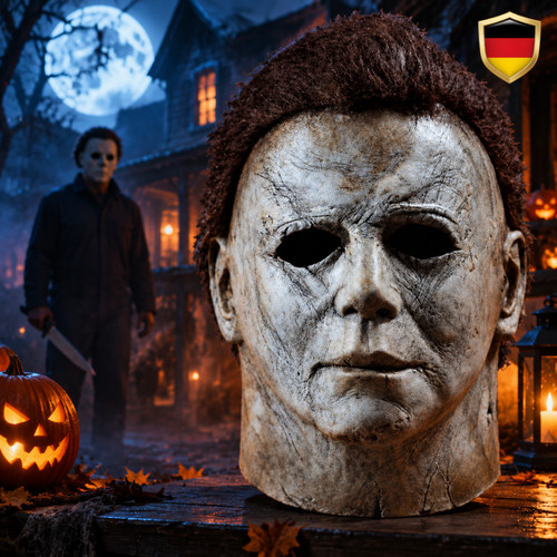 Michael myers maske deluxe - maske,