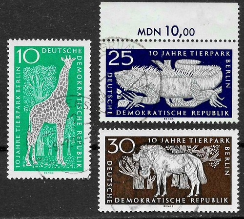 Ddr 1093 1095 gestempelt - 1093-1095,