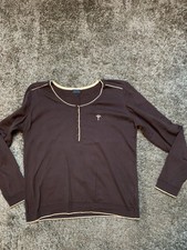 Joop Damen leichter Pullover Kornblume Feinstrick Gr. L 42 braun Top!