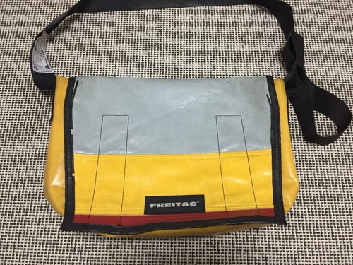 Freitag messenger bag yellow - freitag,