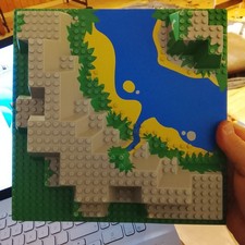 LEGO 32 x 32 Canyon mit blauem