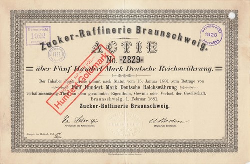 Zucker-Raffinerie