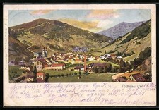 Künstler-AK Todtnau i. W., Ortsansicht mit Kirche 1902 