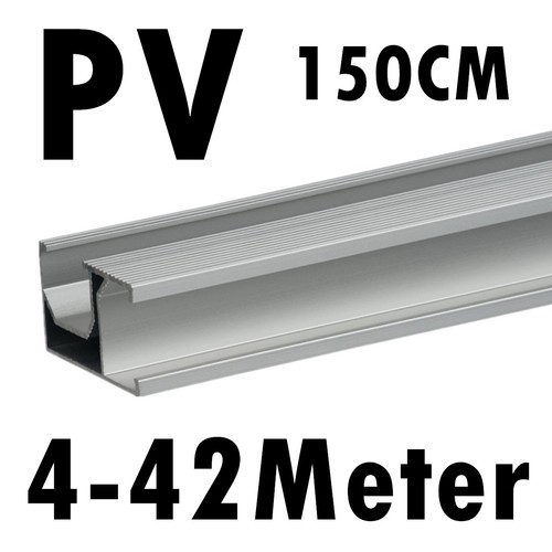 100 meter alu solarprofil - pv,