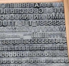 GROTESK fett 9 mm Bleischrift