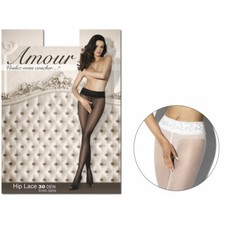 Weiße Strumpfhose mit einem