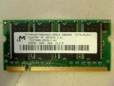 256MB Ram Arbeitsspeicher DDR PC2700 Fujitsu Siemens AMILO K7600