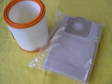 Filter + Filterbeutel Wap Turbo 1001 Industriesauger Filter u. Staubbeutel