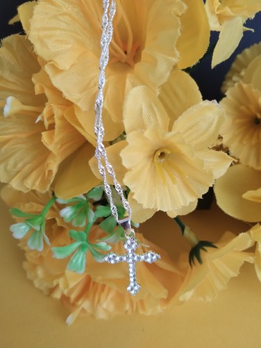 Wunderschöne silber kreuz - silber,