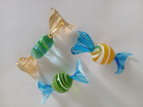 Alte murano glasfigur - ,, 3x