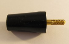 2 Stück Multi-Contact A-SLK4 Sicherheitsadapter St.-Bu., schwarz