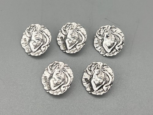 Set five art nouveau - five,