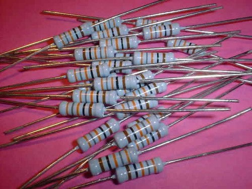 25x 383 ohm 500v - 1w, widerstand