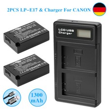 2x LP-E17 Akku + Ladegerät