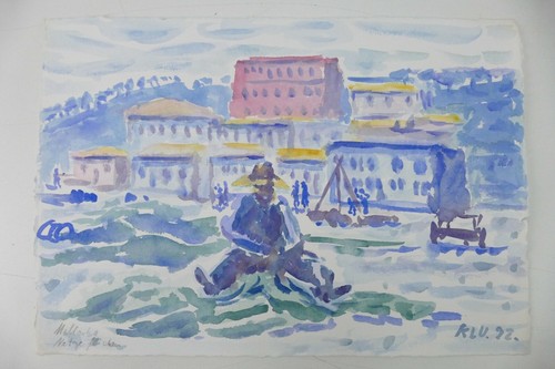 Wilhelm klußmann aquarell - wilhelm,