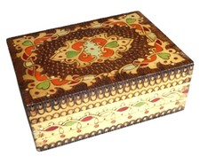 Holzkästchen, Holzschatulle