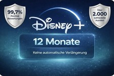 Disney+ Plus 12 Monate Premium