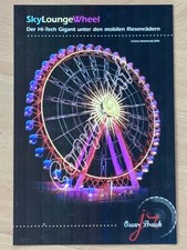 XXL Werbe Foto SKY LOUNGE WHEEL Riesenrad - Kirmes Schausteller Werbung