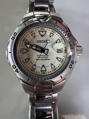 Seiko perpetual calendar - calendar, scuba