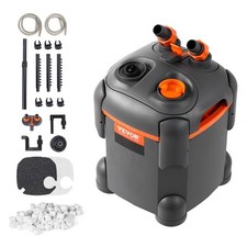 VEVOR 113,6 L Aquariumfilter Filter 8 W, UV-Lampe, leise