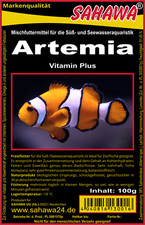 Frostfutter Fische 20x100g Blister Artemia für alle Wasserarten Vitaminfutter