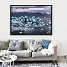 3D Gletscher See Berg 3