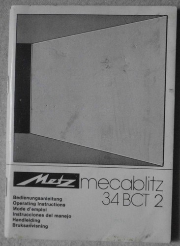Metz mecablitz bct 2 - metz,