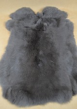 KANINCHENFELL XL Pelz Hasen echt Fell Basteln Kaninchen Blauer Wiener XL K14