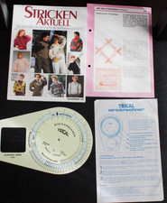 TRICAL Strickrechner mit Anleitung + "Heft Stricken Aktuell" + ABC des Strickens
