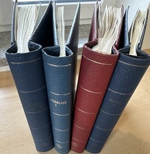 4x Vordruckalben BRD / BUND (u.a. Eckränder 2002-2004) (KABE / Leuchtturm)