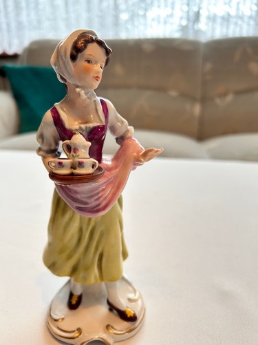 Goebel porzellanfigur frau mit - goebel,