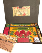 Meccano old 1927 dark - dark, red