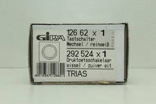 Gira 12662 Drucktastschalter TRIAS reinweiß "Neu&OVP"