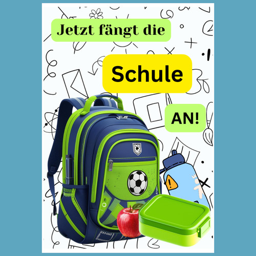Karte zur einschulung - karte,